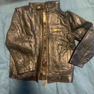 Toddler Unisex Abercrombie Fitch Leather Jacket